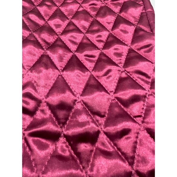 Christmas stocking diamond red white decor 17" READ - Picture 5 of 5